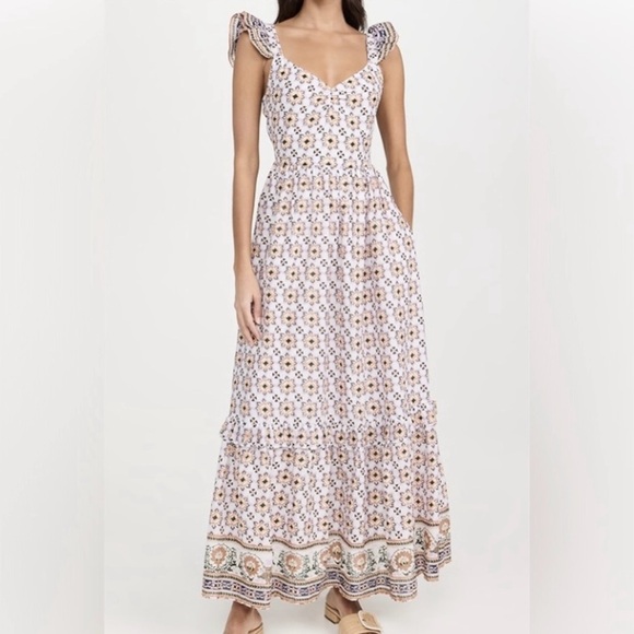Cleobella Nica maxi dress Marrakesh print NWT Size XL - Picture 6 of 12